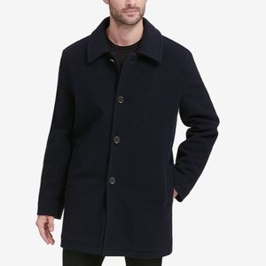 Staffordshire Men’s Black Wool Car Coat 3XL Tall